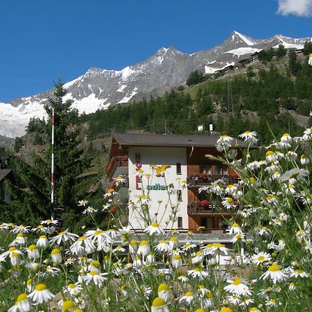 Hotel Adler Saas-Grund Exterior foto